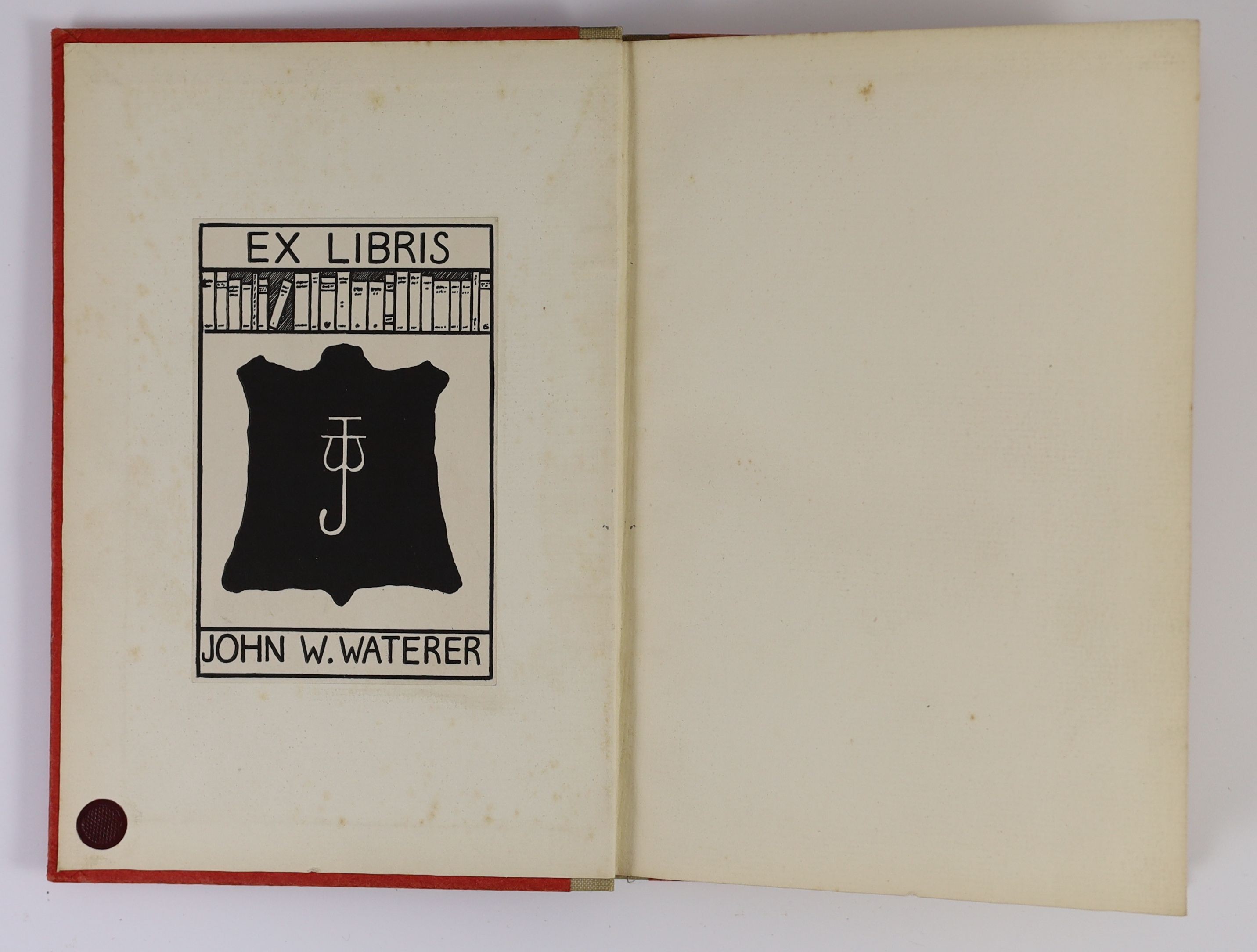Pepler, Hilary Douglas Clark - The Devil’s Devices, or Control versus Service, illustrated with 11 wood-engravings by Eric Gill, 8vo, cloth backed printed paper boards, The Hampshire House Workshops, London, 1915
